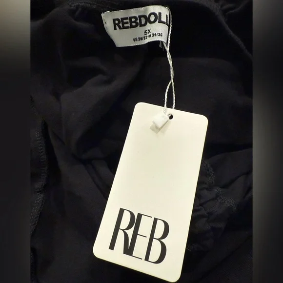 Willow Drawstring A-Line Midi Dress Rebdolls NWT - Picture 4 of 5